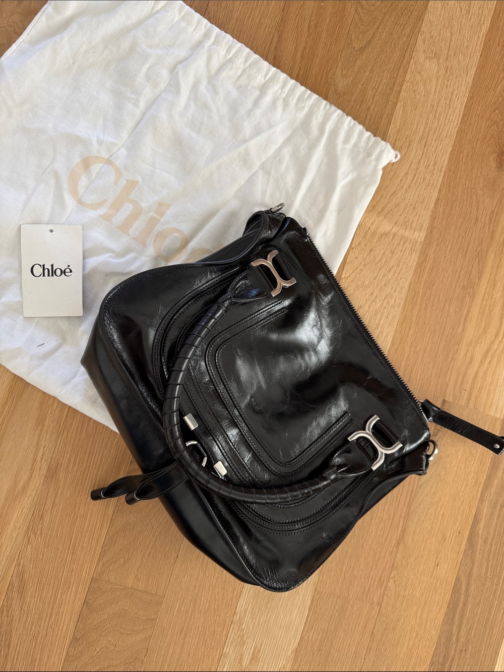 Chloé Marcie Medium Leather Satchel **no crossbody strap** $2690